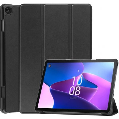 Protemio LEATHER Zaklápěcí obal pro Lenovo Tab M10 3. generace TB328FU / TB328XU 54438 černý – Zbozi.Blesk.cz