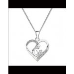 Pavona Stříbrný matka a dítě se Swarovski krystaly bílý 32073.1 – Sleviste.cz