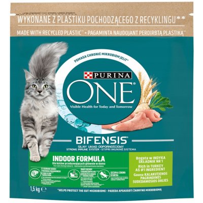 Purina ONE Indoor Formula krůtí 1,5 kg