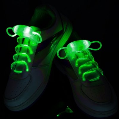 LED svítící tkaničky zelené – Zboží Mobilmania