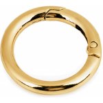 Karabina kulatá na kabelky Ø25mm zlatá – Sleviste.cz