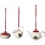 Villeroy & Boch Toy´s Delight Decoration vánoční závěsná dekorace kávový servis 3 ks 14-8659-6668 – Zboží Dáma
