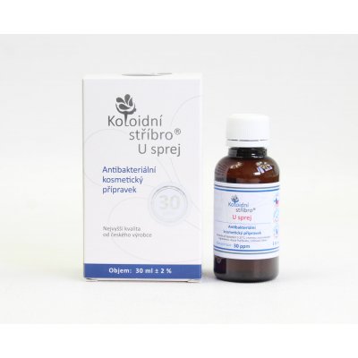 Koloidní stříbro Vet ZOO sprej U aplikátor Koncentrace 30 ppm 30 ml