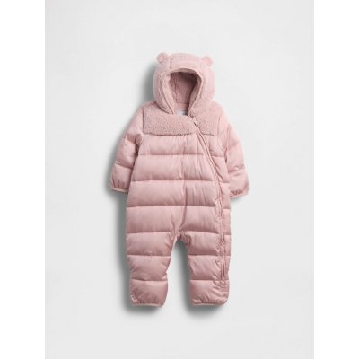 GAP Baby zateplená kombinéza Lightweight Růžová – Sleviste.cz