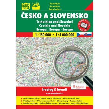 ČESKO A SLOVENSKO 1:150 000 AUTOATLAS + EVROPa