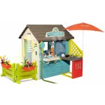 Smoby Domeček s obchodem Sweety Corner Playhouse a kuchyňka na zahrádce se sprchou – Hledejceny.cz