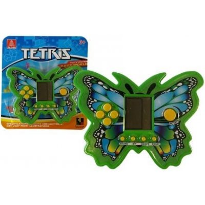 Tetris ve tvaru Motýla zelený