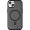 Pouzdro a kryt na mobilní telefon Apple Woodcessories Clear Case MagSafe Matte Black iPhone 14