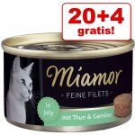 Finnern Miamor Feine filety tuňák & kalamáry 24 x 100 g – Sleviste.cz