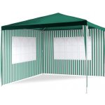 Garthen 642 Zahradní párty stan zelený 3 x 3 m + 2 boční stěny – Sleviste.cz