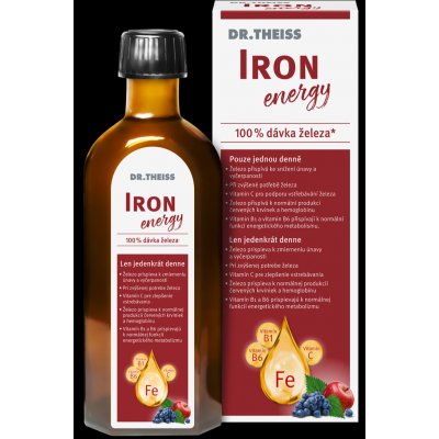 Dr.Theiss IRON Energy sirup 250 ml – Hledejceny.cz