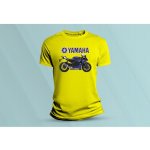 Sandratex dětské bavlněné tričko Yamaha R1 modrá žlutá – Hledejceny.cz