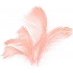 Peří v sáčku 10g lososové – Zboží Dáma
