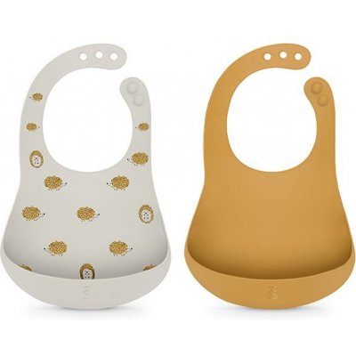 Suavinex Bryndák silikonový 2 kusy Colour Essence okrový – Zboží Mobilmania