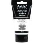Artix Paints Akrylová barva saténová bílá 75ml – Sleviste.cz