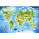 Castorland Obrázková mapa světa 40 dílků – Hledejceny.cz
