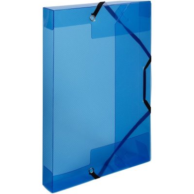 Karton P+P Krabice PP s gumou A5 Lines modrá – Hledejceny.cz