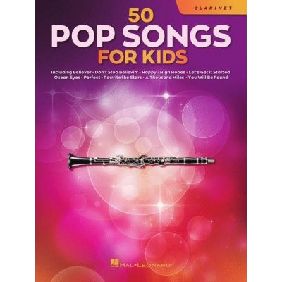 50 Pop Songs for Kids klarinet 50 dětmi oblíbených písniček – Hledejceny.cz