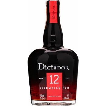 Dictador Rum 12y 40% 0,7 l (holá láhev)