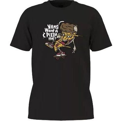 Vans triko Pizza Me YOUTH černá – Zboží Mobilmania