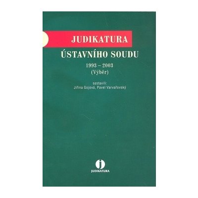 Judikatura Ústavního soudu 1993 - 2003 – Hledejceny.cz