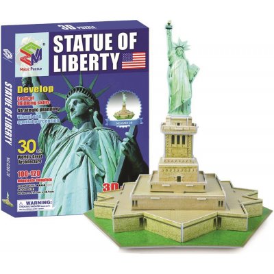 Magic Puzzle 3D puzzle Socha Svobody 30 ks – Zboží Dáma
