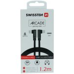 Swissten 71529900 ARCADE USB-C / Lightning, 1,2m, černý – Hledejceny.cz