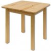 Jídelní stůl Drewmax ST108 75 cm masiv borovice