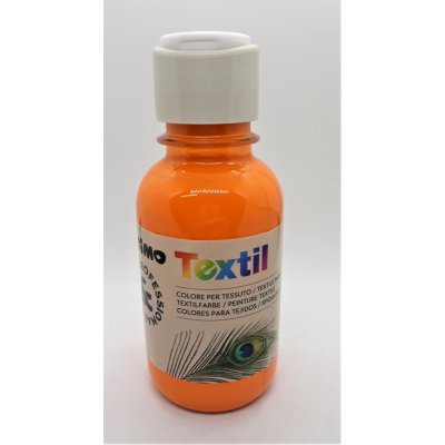 Barva na textil Primo 125 ml oranžová – Zboží Mobilmania