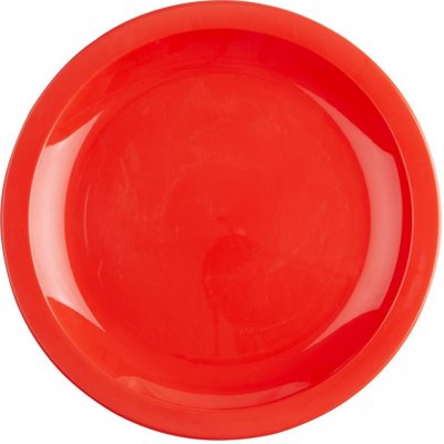 Kristallon polykarbonátové talíře červené 230 mm 12 ks – Sleviste.cz
