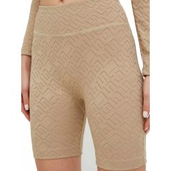 Guess kraťasy dámské vzorované high waist béžová