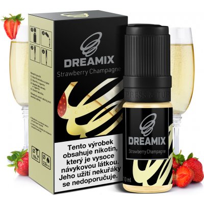 Dreamix Strawberry Champagne 10 ml 12 mg – Hledejceny.cz