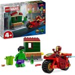 LEGO® Marvel 76287 Iron Man s motorkou a Hulk – Zboží Živě