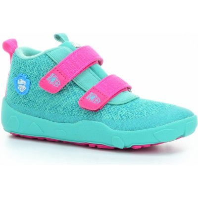 Affenzahn Lowboot Knit Owl dětské barefoot boty green/pink – Hledejceny.cz