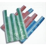 OBALY SLÁMA - Taška mikrotenová odtrhovací 10kp - barevné pruhy, tenká, HDPE, 100 ks – Sleviste.cz