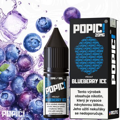 POPIČ! Blueberry Ice 10 ml 20 mg – Zboží Mobilmania