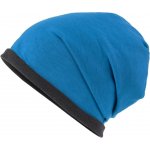 Single beanie MB7131 jasně modrá tmavě šedá – Hledejceny.cz