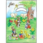 Anděl Taška igelitová velikonoční zajíčci pod stromem – Zboží Živě