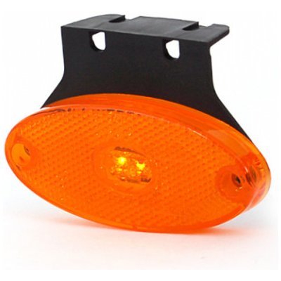světlo poziční W64 (305Z) LED 12+24V oranžové+držák – Zboží Mobilmania