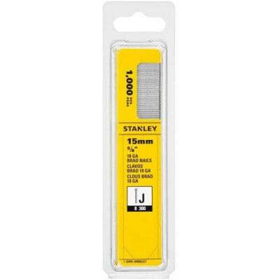 Stanley 1-SWK-BN0625T - 15mm / 5/8" / 18 Kolářské hřebíky pro sponkovačky typ / 300 / E / J – Sleviste.cz