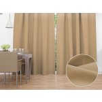 Biante Dekorační závěs Rongo RG-040 Kávově hnědý 140x140 cm – Hledejceny.cz