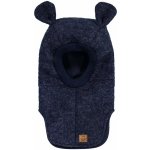 MIKK LINE Merino kukla dětská s oušky dvouvrstvá modrá Blue Nights Mikk Line – Zboží Dáma