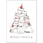 Vánoční přání s kočkami – Hledejceny.cz