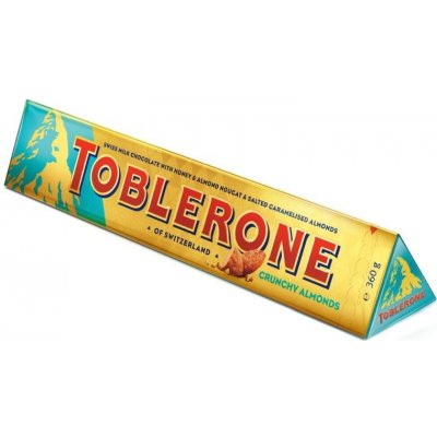 Mondelez Toblerone Crunchy Almond 360 g – Hledejceny.cz