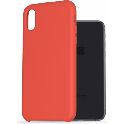 Pouzdro AlzaGuard Premium Liquid Silicone Case iPhone X/Xs červené