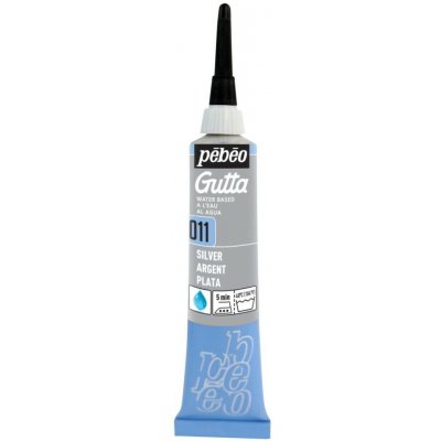Pébéo Gutta Kontura na hedvábí 20 ml 11 Stříbrná – Hledejceny.cz