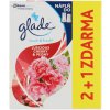 Osvěžovač vzduchu Glade by Brise One Touch Svůdná pivoňka a višeň mini spray náhradní náplň osvěžovač vzduchu 3 x 10 ml