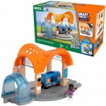 Brio WORLD 33973 SMART TECH SOUND Vlaková stanice s tunelem – Hledejceny.cz