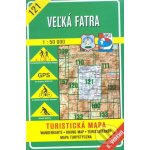 Veľká Fatra 1:50 000 121 Turistická mapa – Hledejceny.cz