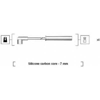 Sada kabelů pro zapalování MAGNETI MARELLI 941385040937 – Zboží Mobilmania
